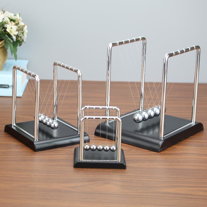 Manufacturer Wholesale Classic Balance Newton's Cradle Stainless Metal Perpetual Chaos Christmas Gift