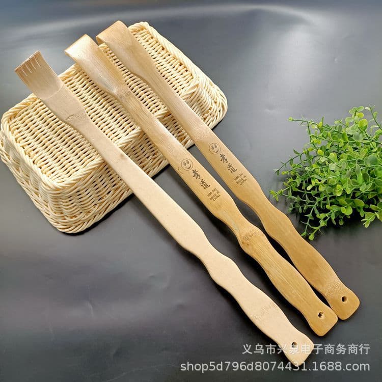 Bamboo Back Scratcher "Filial Piety Helper" for Elderly Comfort, Traditional Itch Relief Tool
