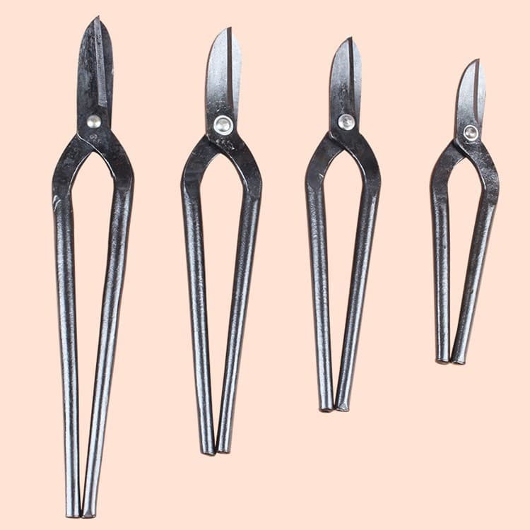 Industrial Grade Old-style Galvanized Iron Snips Wulian Steel Forged Tin Snips Bent Nose Stainless Steel Elbow Keel Shears
