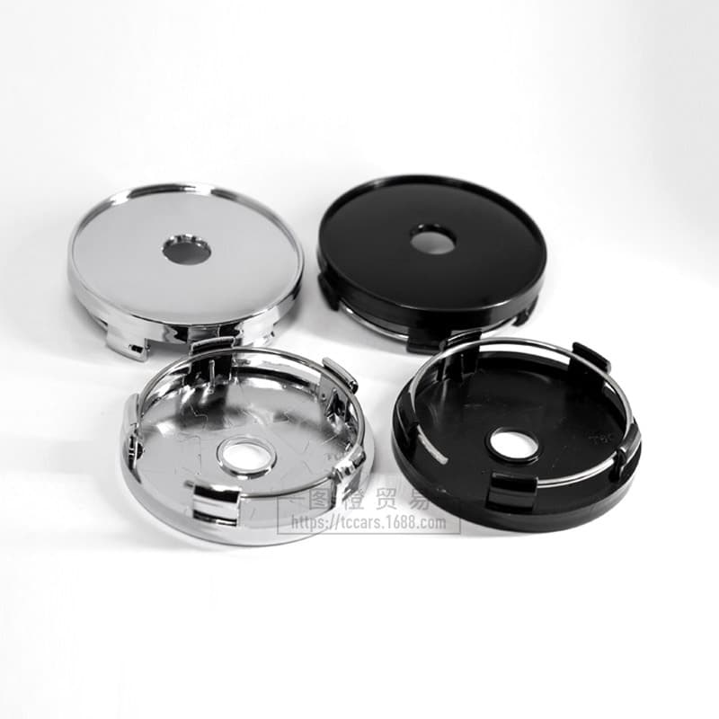 Factory Wholesale T60 Universal Car Modification Hub Cap Chrome Plated Hub Center Cap Outer Diameter 60MM 030 Hub Cap