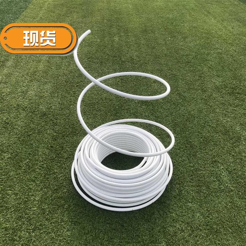 Curved Shape Tube White Gold Wedding Tube PVC Shaped Aluminum-Plastic Tube Stage Decoration Prop Hard Unprinted Tube