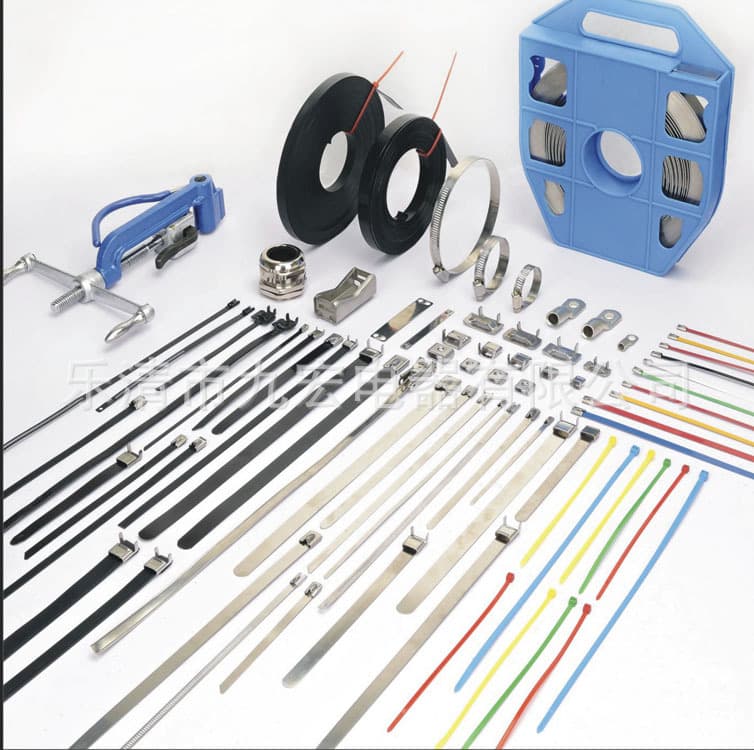 [Jiu Hong] Stainless steel cable tie manufacturer, wholesale various high-quality 304 stainless steel ties width 3.6-19mm