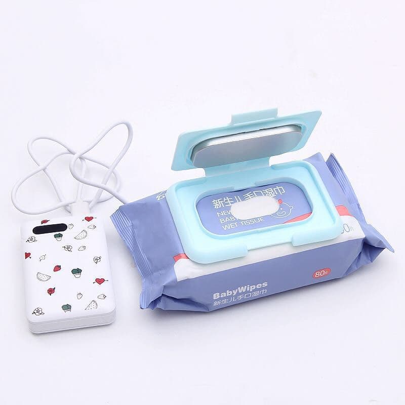 Baby wipes warmer, infant constant temperature wipes warmer, portable USB for home/car, factory direct.