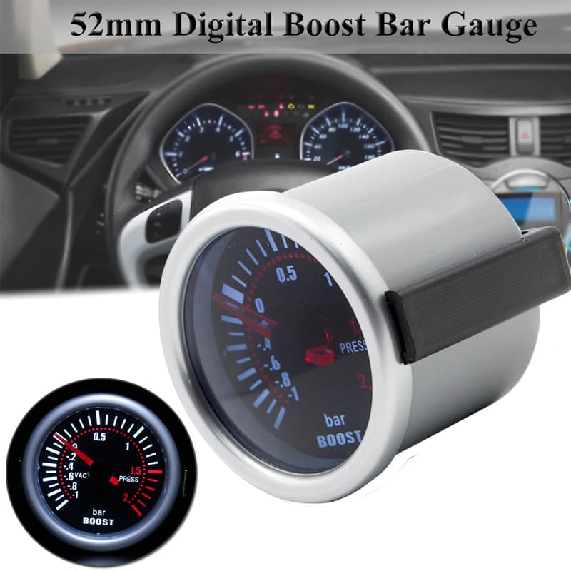 Car Modification Gauge Water Temperature RPM Oil Pressure Oil Temperature Turbo Pressure Gauge Exhaust Temperature Pressure Display Racing Gauge