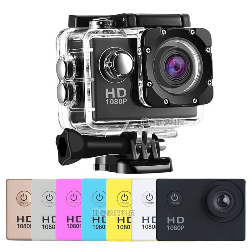 Underwater Waterproof Sports DV, Multi-functional Outdoor Riding Motorcycle Sports Camera, Diving Camcorder