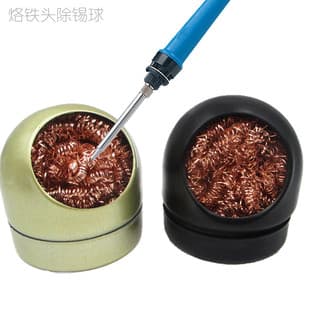Soldering Iron Tip Cleaning Ball, Desoldering Cleaning Ball, Soldering Iron Tip Tinning Copper Ball, Tip Cleaner for Desoldering
