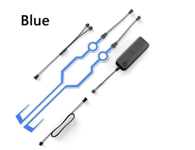 Light Sheet Highlight Cold Light Strip, Adhesive LED Strip, Motorcycle Helmet Ambient Light, Manufacturer Direct