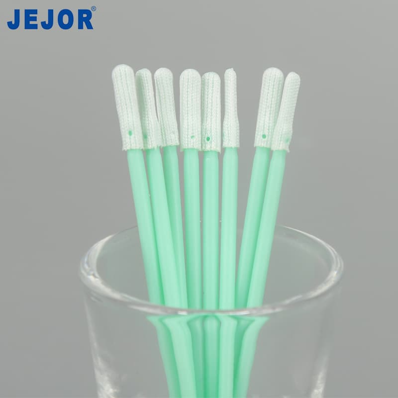 Dust-Free Purification Swabs with Cloth Head, Round Tip for Gap Cleaning, Anti-Static Rod Cleaning Sticks for Circuit Boards, In Stock