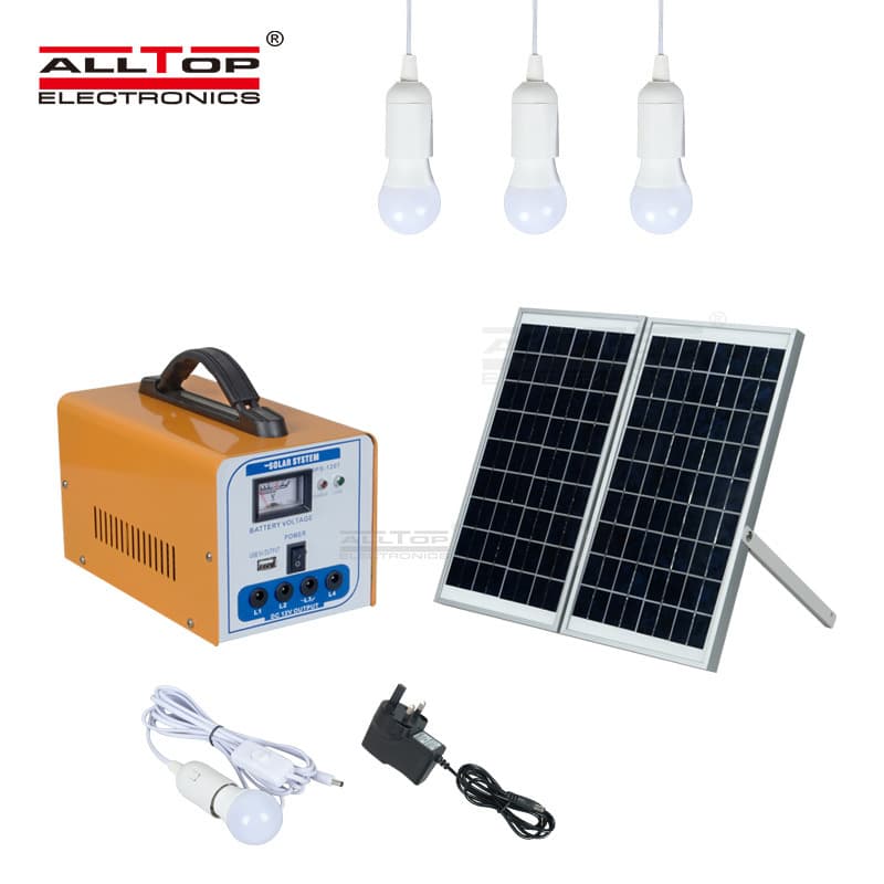 Solar Home System Battery 18V 30W Small Power Generation Unit Mobile Power Supply Outdoor Lighting