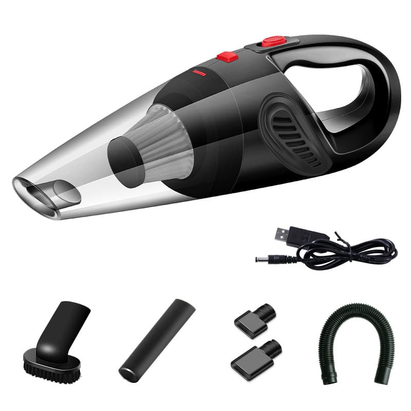 Car and Home Vacuum Cleaner, Rechargeable Cordless Wet/Dry Vacuum, High-Power USB Vacuum Cleaner
