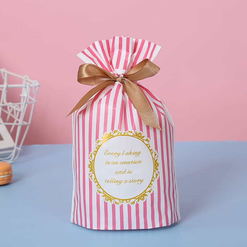 Factory Direct Small PE Plastic Drawstring Bags, Candy Cookie Packaging Bags, Baking Plastic Bags, Gift Bags Wholesale