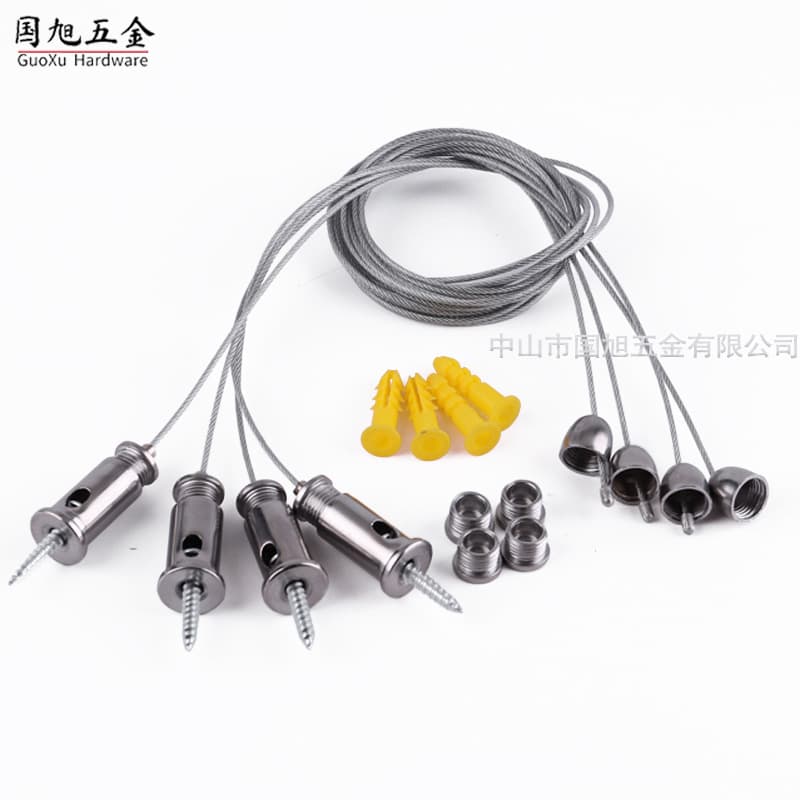 Office Lighting Hanging Cable LED Panel Light Linear Light Hanging Wire Billboard Hanging Steel Cable Light Accessories