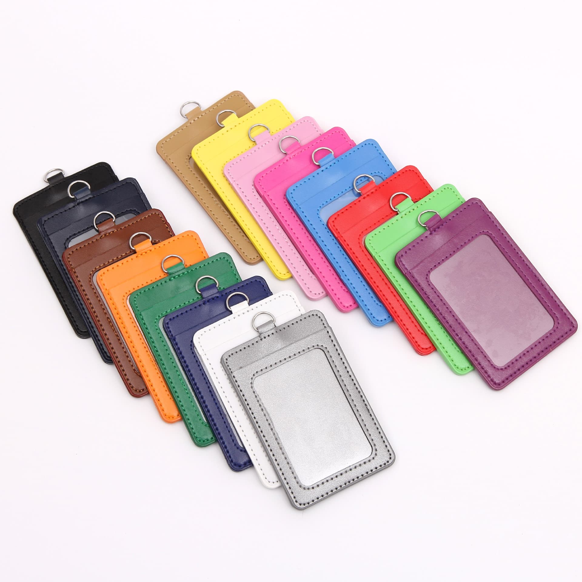 Card Holder ID Badge Holder Work Badge Name Tag Lanyard Card Case for Bus Campus Access Control Student Meal Card