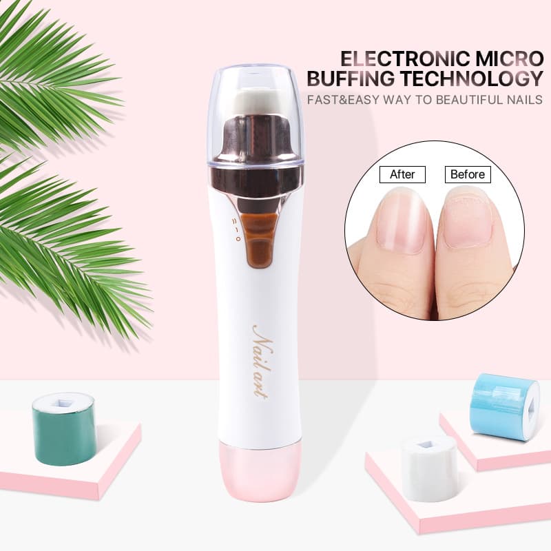 Electric Nail Polisher Dry Battery Nail Shine Device Nail Care Polishing Machine Nail File Cross-border