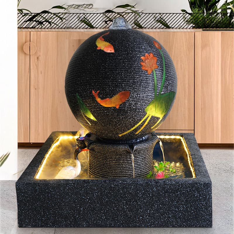 Cross-border Export Exclusive Living Room Flowing Water Ornament Circulating Water Fountain Entrance Landscape Decoration Indoor Decorative Ornament