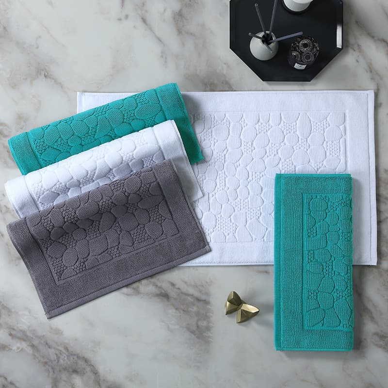 Raphael all-cotton bath mat, pure cotton non-slip absorbent non-shedding bathroom towel, hotel towel
