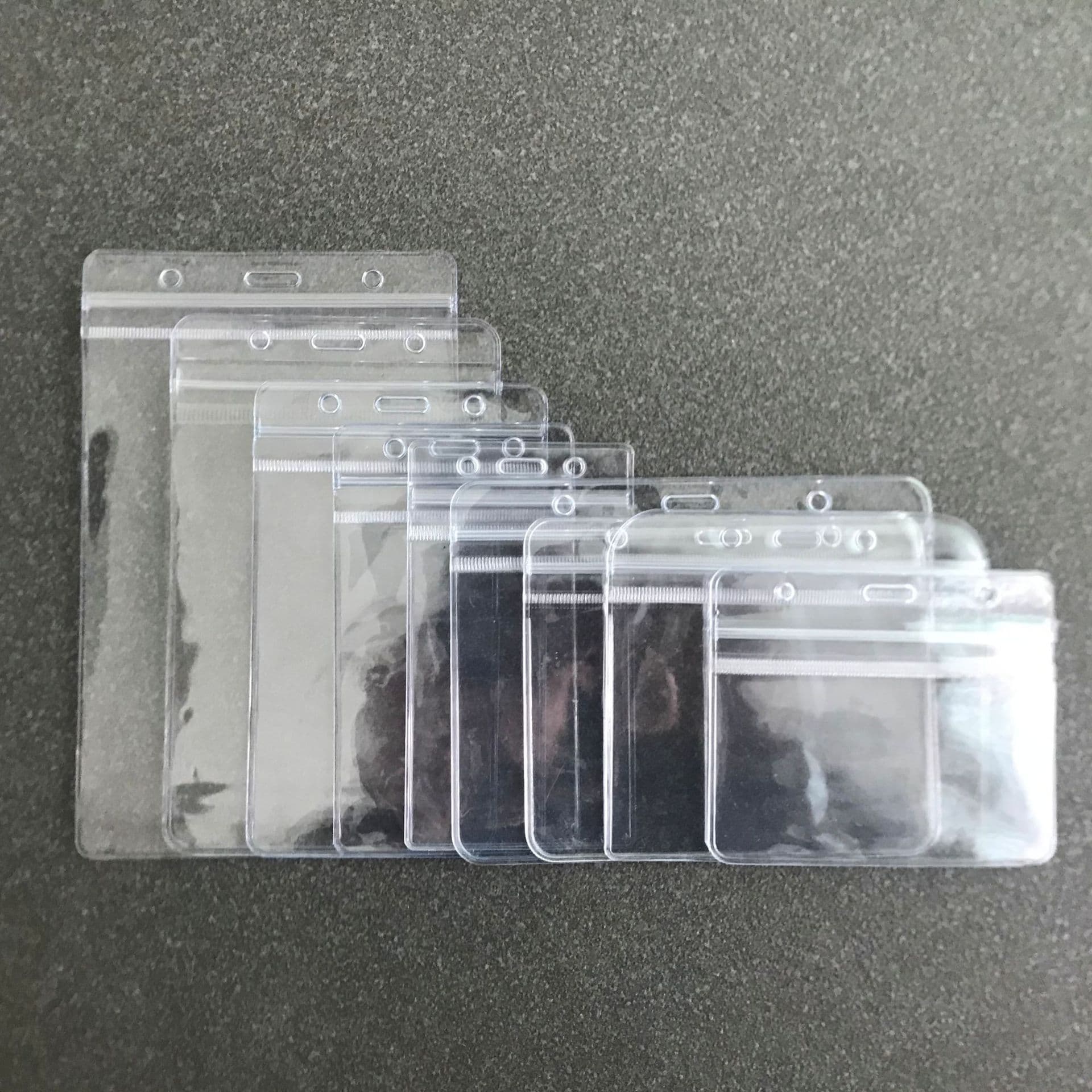 Transparent Waterproof Chest Badge Holders, ID Card Sleeves for Work IDs, Student Cards, and Exhibition Factory Badge Cases