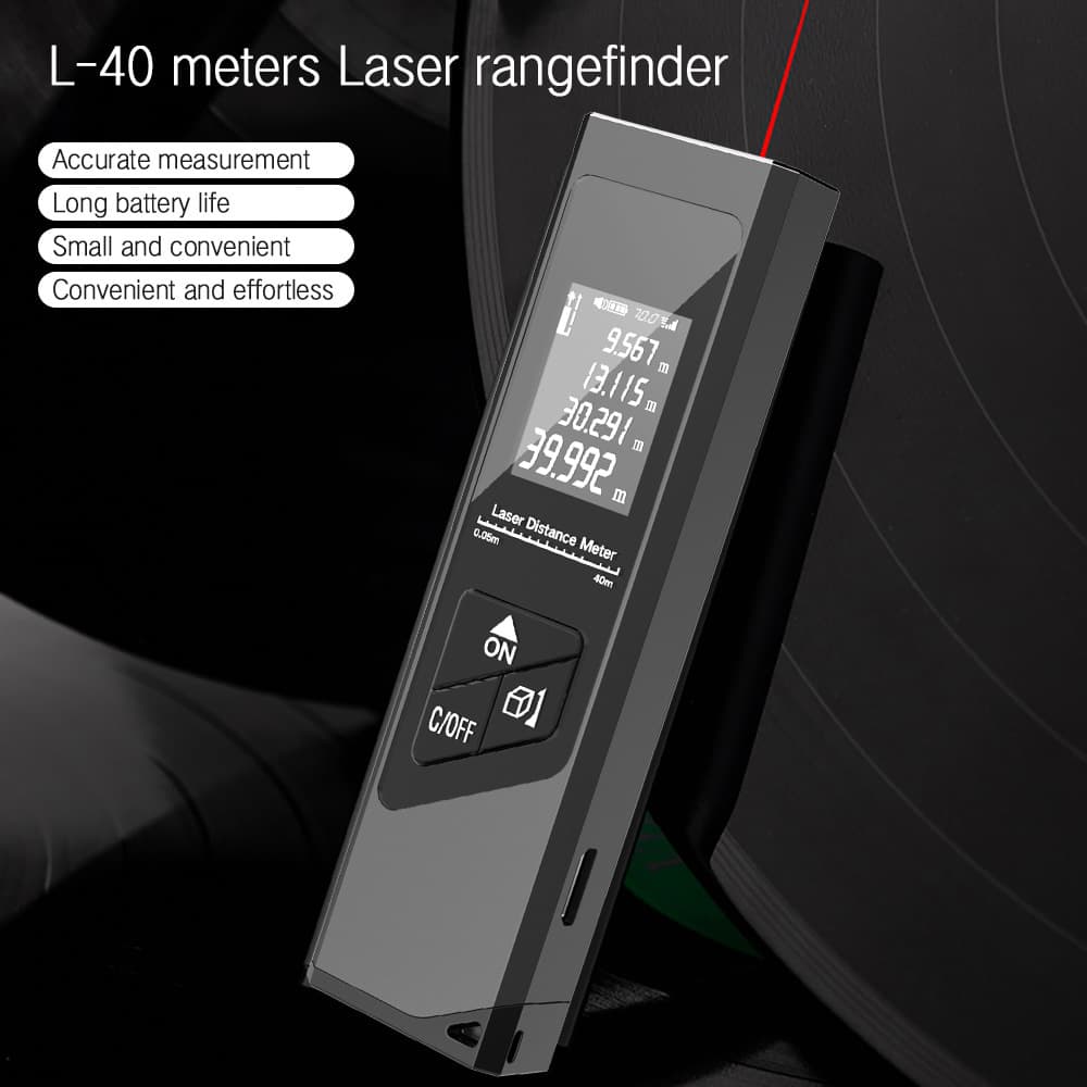 Cross-border E-commerce New Handheld Infrared Laser Rangefinder Aluminum Alloy High Precision Electronic Ruler 40m