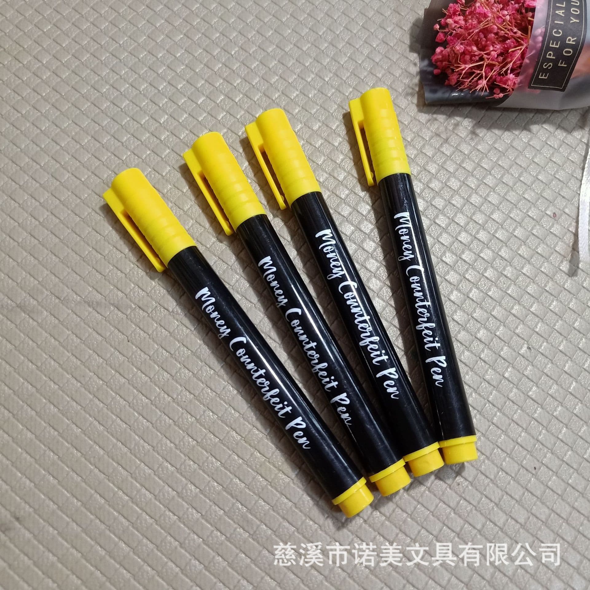 Hot-selling water-based counterfeit detector pen 2288, water-based counterfeit detector pen for USD and EUR, fake bill identification pen