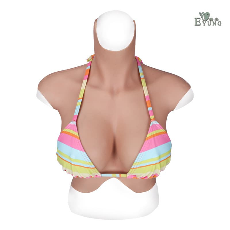 Yirong Seventh Generation Silicone Prosthetic Breast Fake Breast Crossdresser Cosplay Simulation Prosthetic Breast CD Crossdresser Supplies Simulation Chest