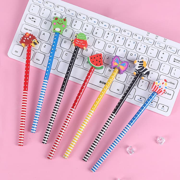 Korean Creative Cartoon Pencil HB Unbreakable Pencil Wholesale Student Learning Supplies Children's Gift