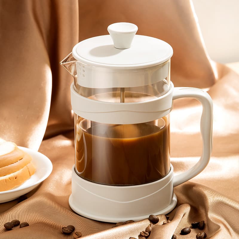 French Press Pot for Home Use, Glass Tea Infuser, Manual Filter Cup, Cold Brew Maker, Hand Drip Coffee Pot