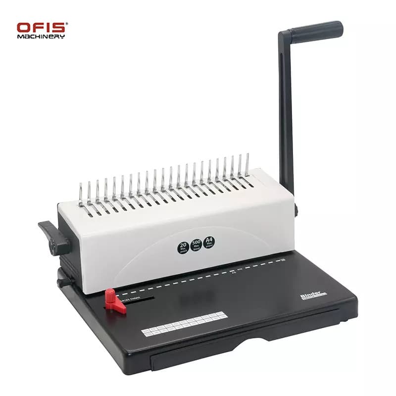 S9025A text binding machine photo album desk calendar notebook binding machine rubber ring punching binding machine
