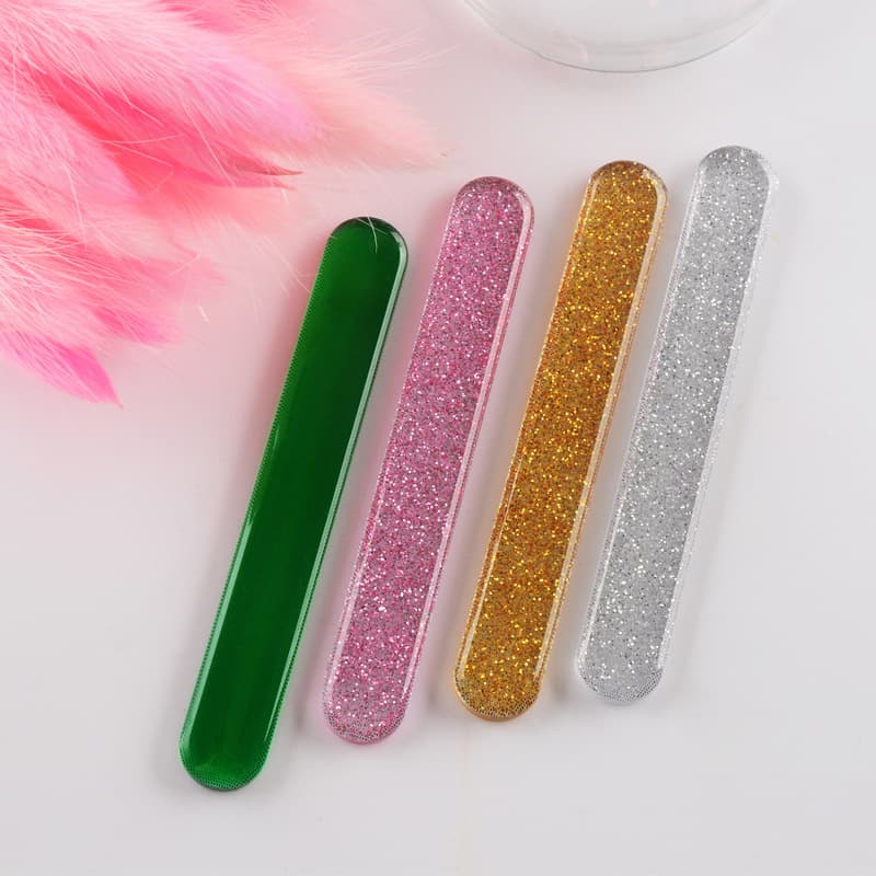 Weixinmei Factory Wholesale Nail Glass File Polishing Buffer Stick Nail Shape
