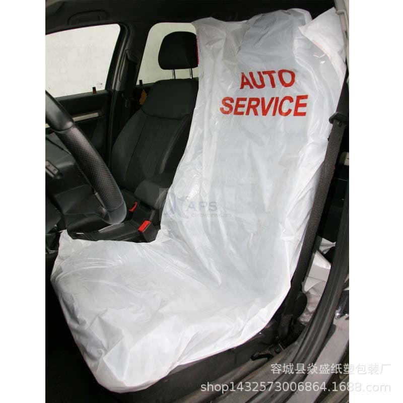 Disposable car seat cover repair protection three-piece seat protective cover cross-border plastic seat cover cushion