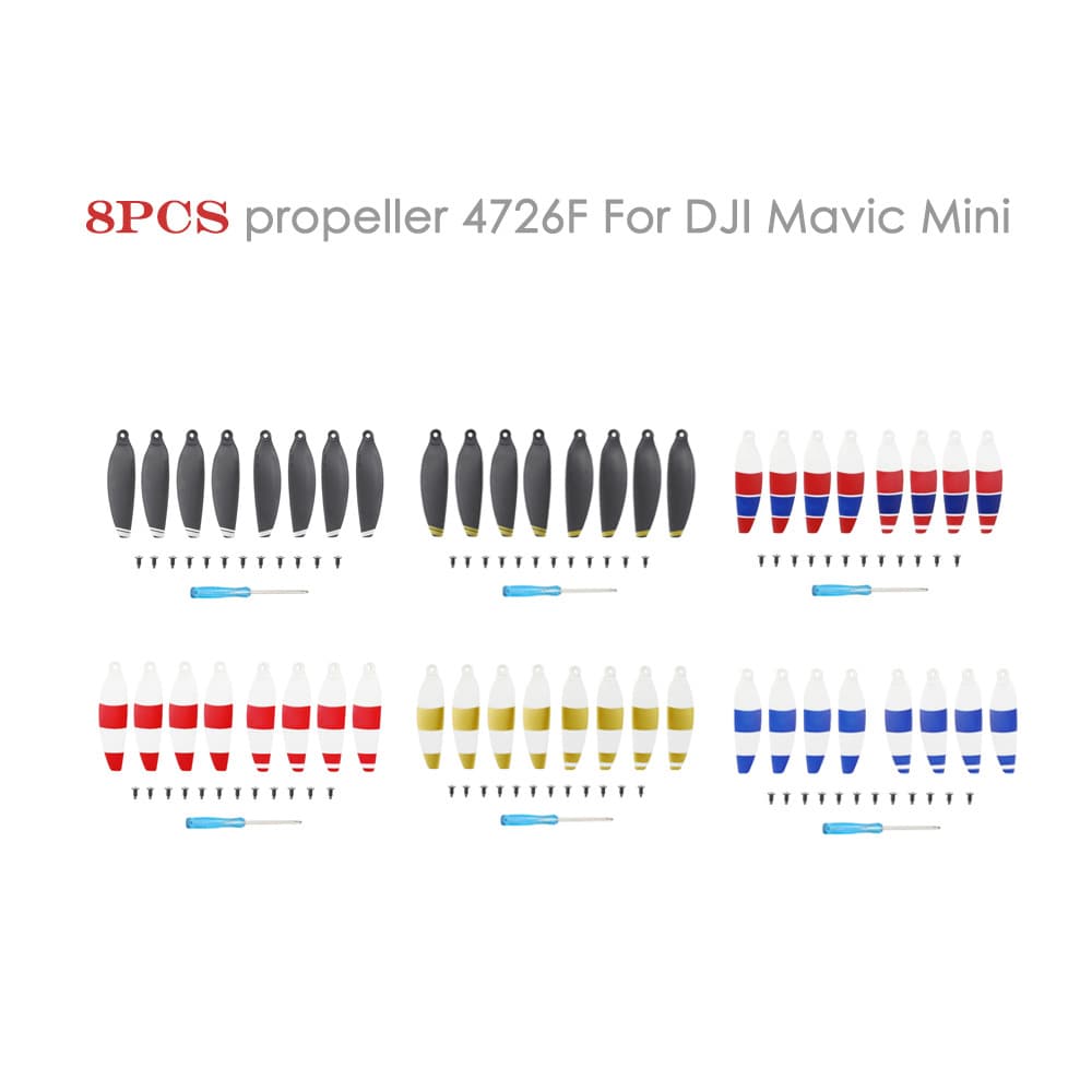 Compatible with DJI Mavic Mini 1/2/SE 8726F 4726FM Propeller Blades Wings