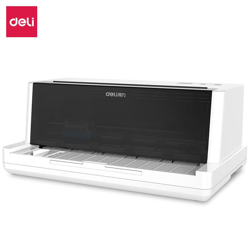 Deli DE-600K Dot Matrix Printer for Triplicate Forms, Express Bills, VAT Invoices, Delivery Notes, Continuous Shipping Orders