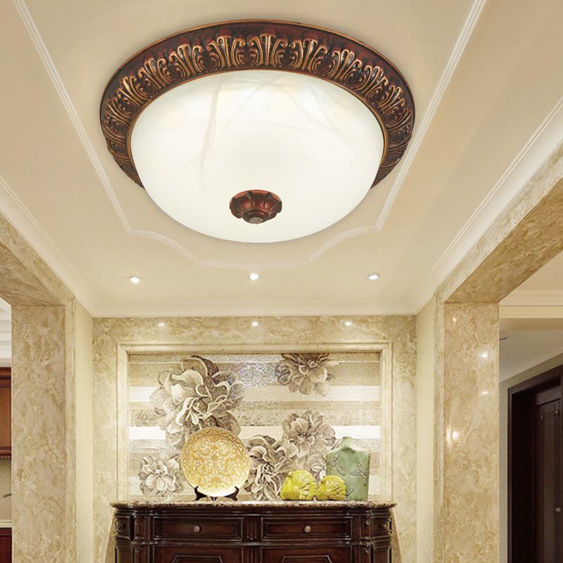 European light luxury ceiling lamp living room headlight simple modern home bedroom restaurant LED whole house lighting combination