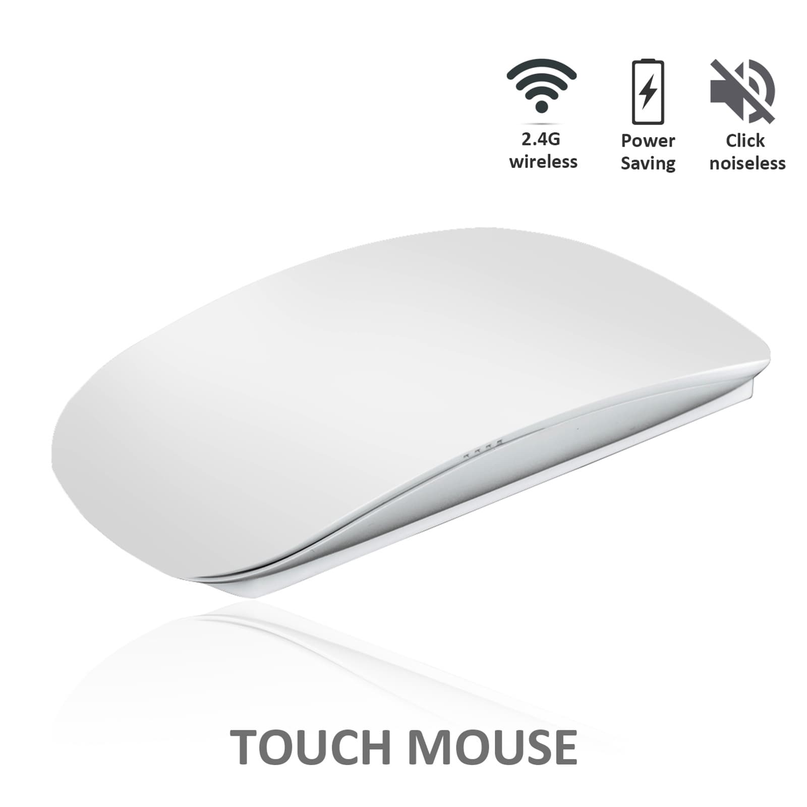 New Silent Touch 2.4G Wireless Touch Mouse Thin Control Mouse Tablet Office Digital Computer/Photoelectric