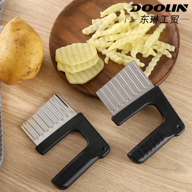 Multifunctional stainless steel potato knife, potato fries slicing tool, fancy slicer, potato radish grater