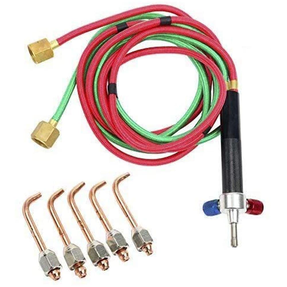 Boxed Multifunctional Jewelry Mini Oxygen Welding Torch 5 Nozzle Torch Welding Tool for Jeweler Jewelry