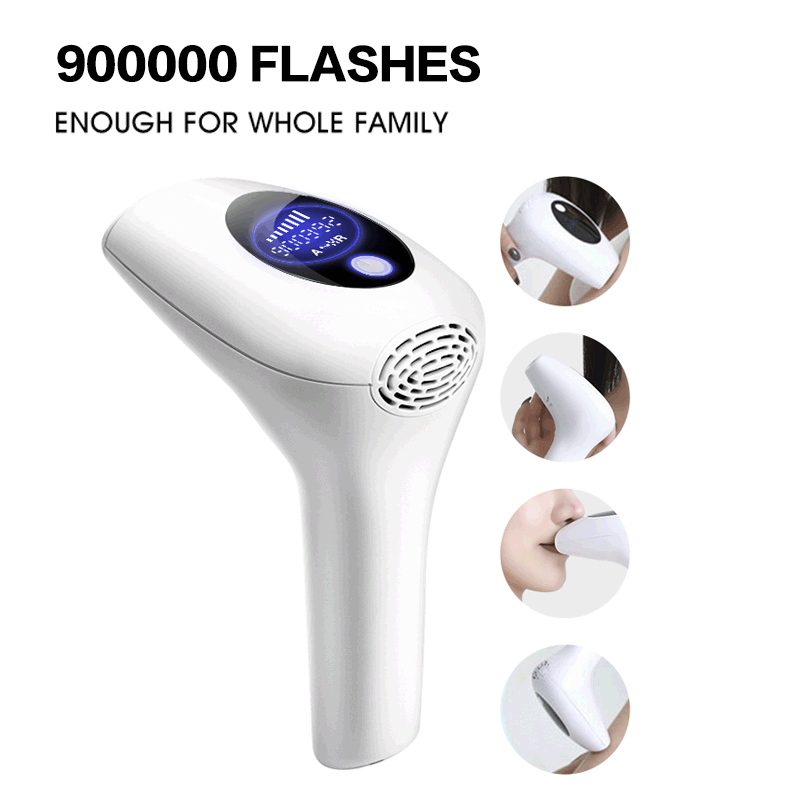 900000 Flashes IPL Laser Hair Removal Machine Whole Body Non-Frosted ABS Shell for Wholesale No Ice Point Function