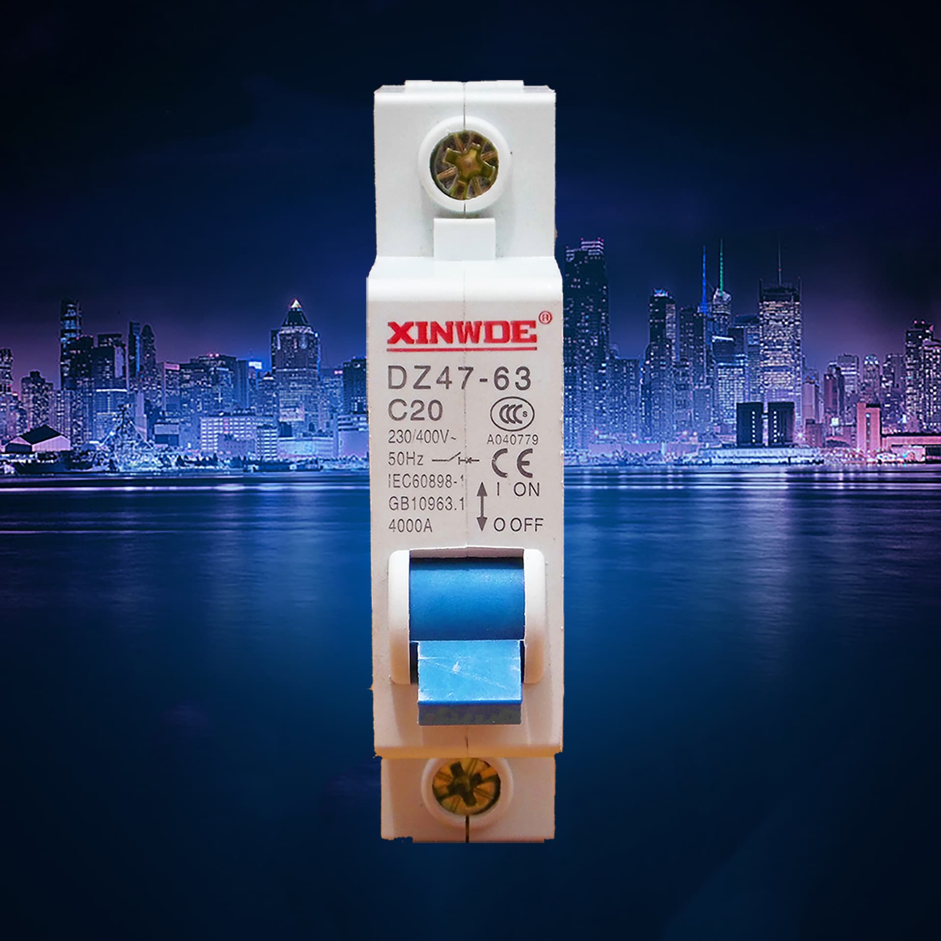 Miniature circuit breaker 1P DZ47-63 air switch C45 Liushi circuit breaker 16A electric vehicle type B 2A 3A