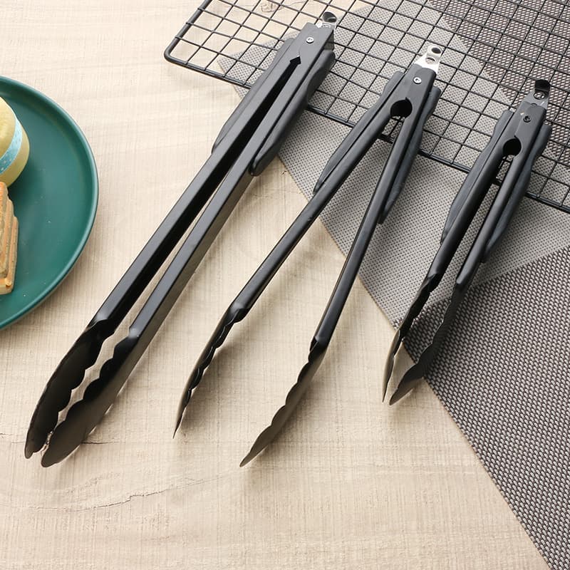 Stainless Steel Food Tongs, BBQ Tongs, Baking Bread Tongs, Rust-Resistant Tongs, BBQ Supplies, Food Tongs, Charcoal Tongs Wholesale
