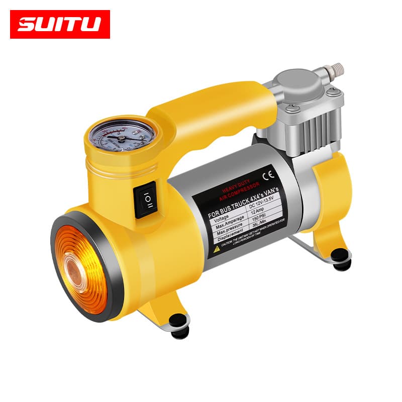 Electric Vehicle Air Pump Tire Inflator Portable Mini Air Compressor