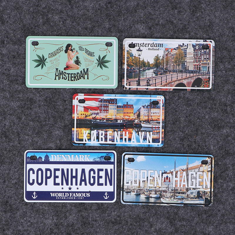 American Vintage Metal Aluminum Plaques Restaurant Bar Bedroom Tinplate Wall Decor Tinplate Signs