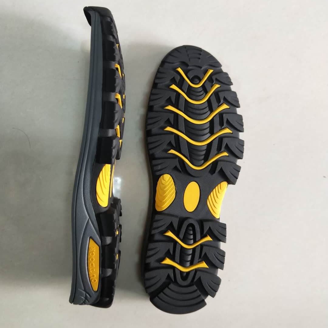 Dongguan Dual-Color Rubber RB Safety Sole, Puncture-Resistant, Outdoor Casual, Anti-Static Hiking Outsole, European Standard Material