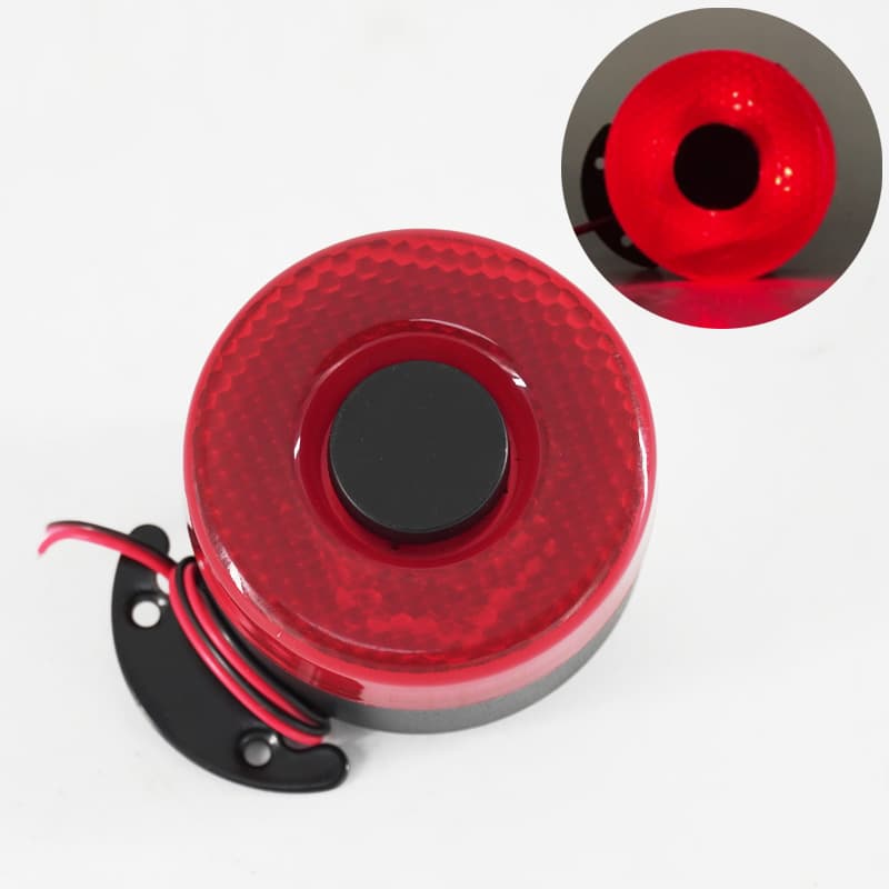 12V 24V Reverse Beep Horn with Flashing Light, Car Truck Reverse Buzzer with Light