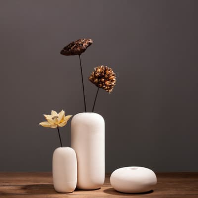 Creative ceramic vase decor, ins-style, simple Nordic home living room coffee table for dried flower arrangement