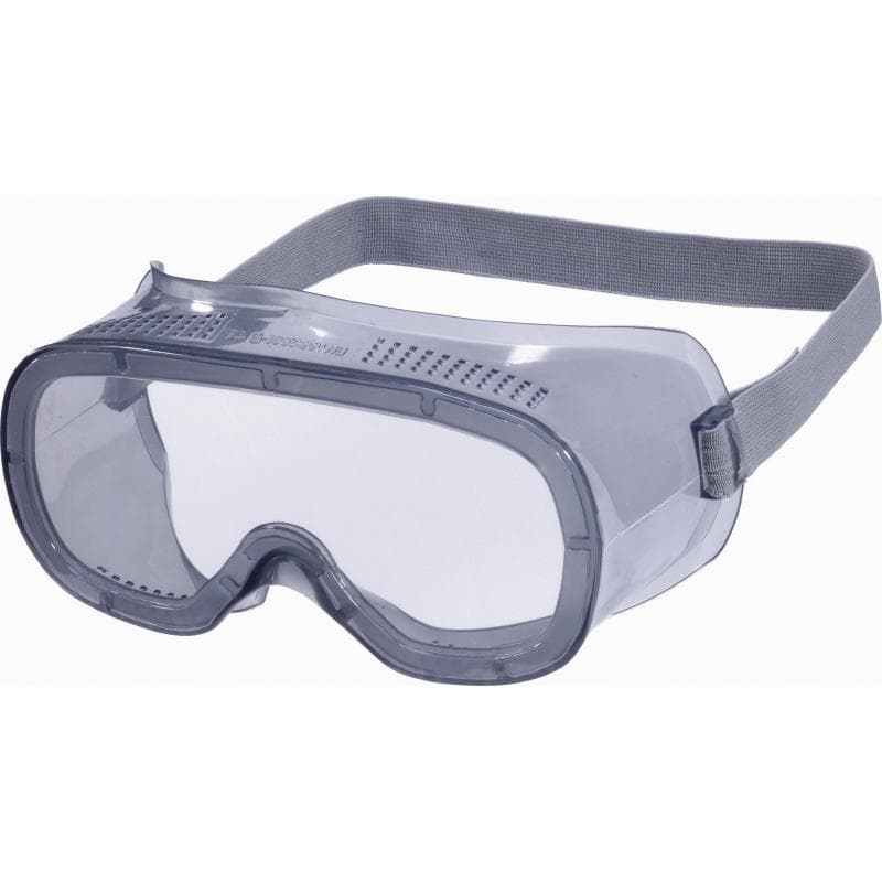 Delta 101124 clear PC lens goggles, unisex eyewear, impact-resistant protective glasses
