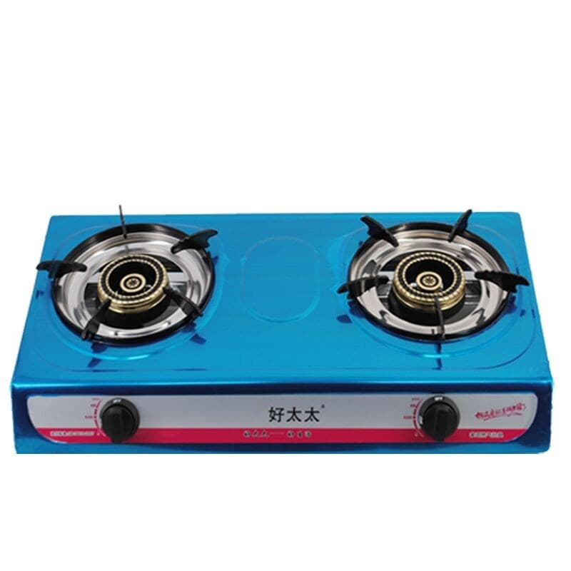 Factory Wholesale Gas Stove Dual Burner High Power LPG Energy Saving Powerful Stove Tabletop Home Gas Cooker