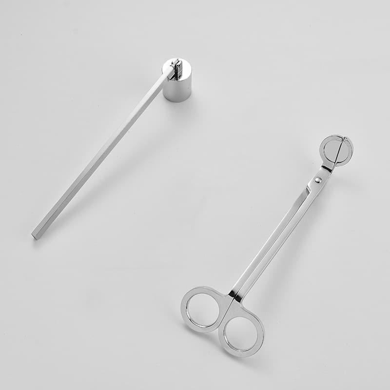 Ins Aromatherapy Candle Tool Set Stainless Steel Candle Scissors DIY Candle Snuffer Lighter Candle Extinguisher Wholesale