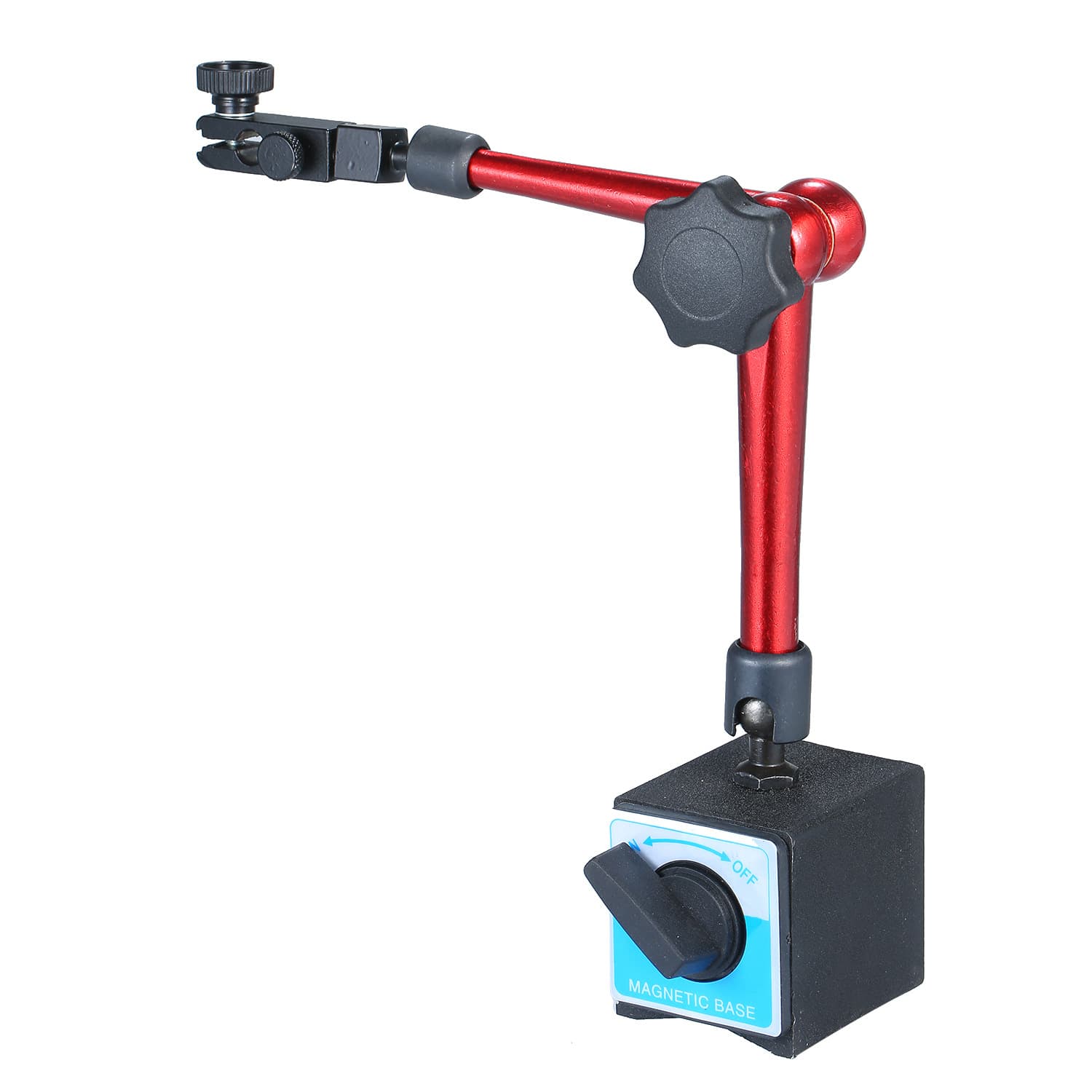 Standard large universal magnetic stand, magnetic base, lever dial test indicator holder, powerful mechanical fine-tuning magnetic stand