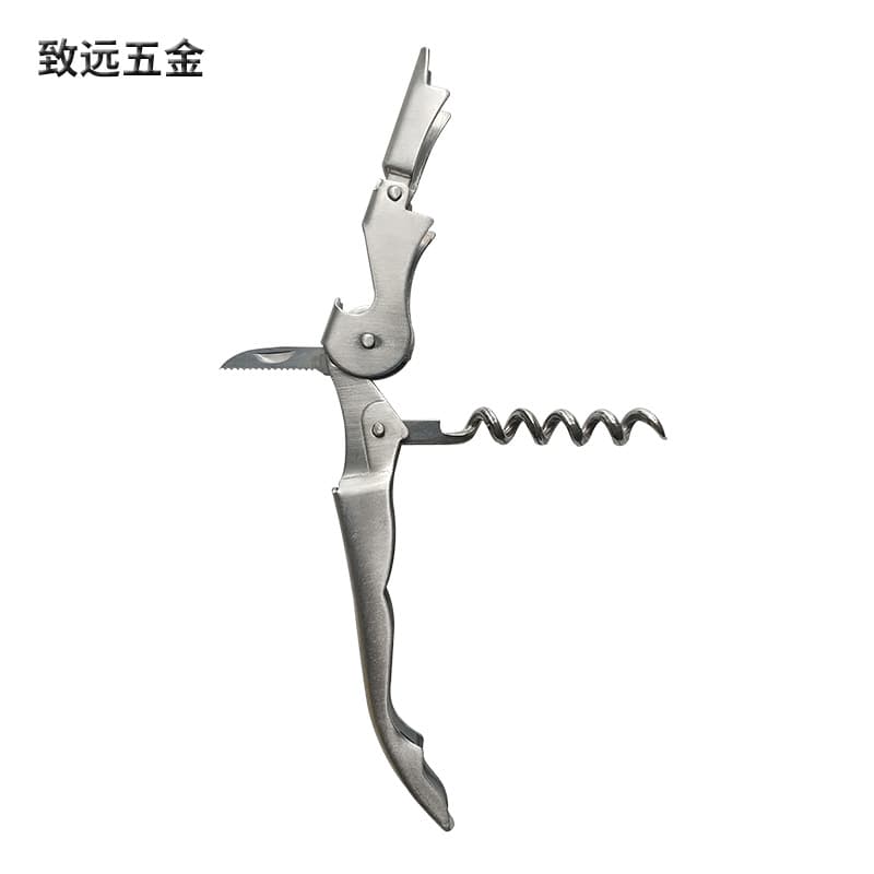 Stainless Steel Horse Knife Multi-Function Wine Bottle Opener Beer Bottle Screwdriver Wine Opener Gift Can Opener