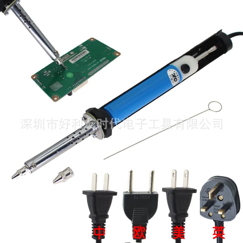 Wholesale Model 842 099 Electric Heated Desoldering Pump, Manual Electric Desoldering Pump, Soldering Iron, Desoldering Gun, 30W