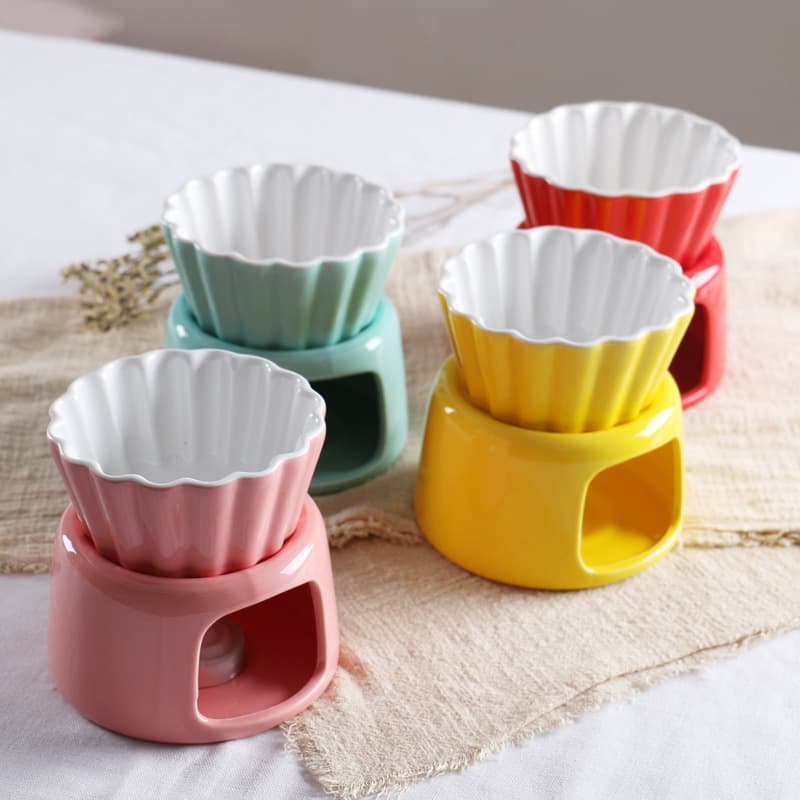 Korean Ins Ceramic Chocolate Fondue Set Ice Cream Haagen-Dazs Cheese Fondue Dessert Shop
